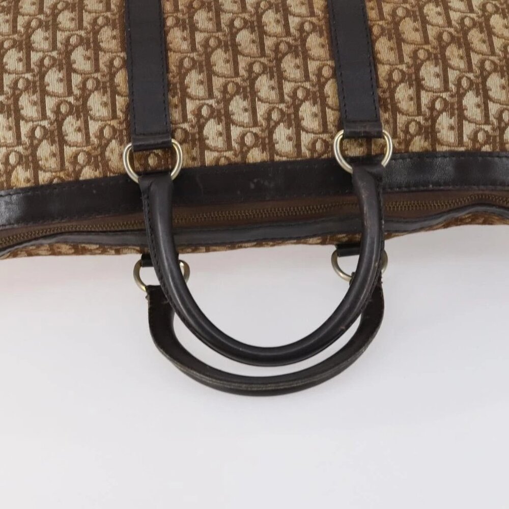Christian Dior Trotter Canvas Boston Bag Brown - Picture 7 of 16